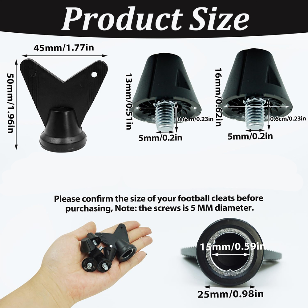4/12PCS Football Boot Studs Re - Sneaker Care Set recension och pris