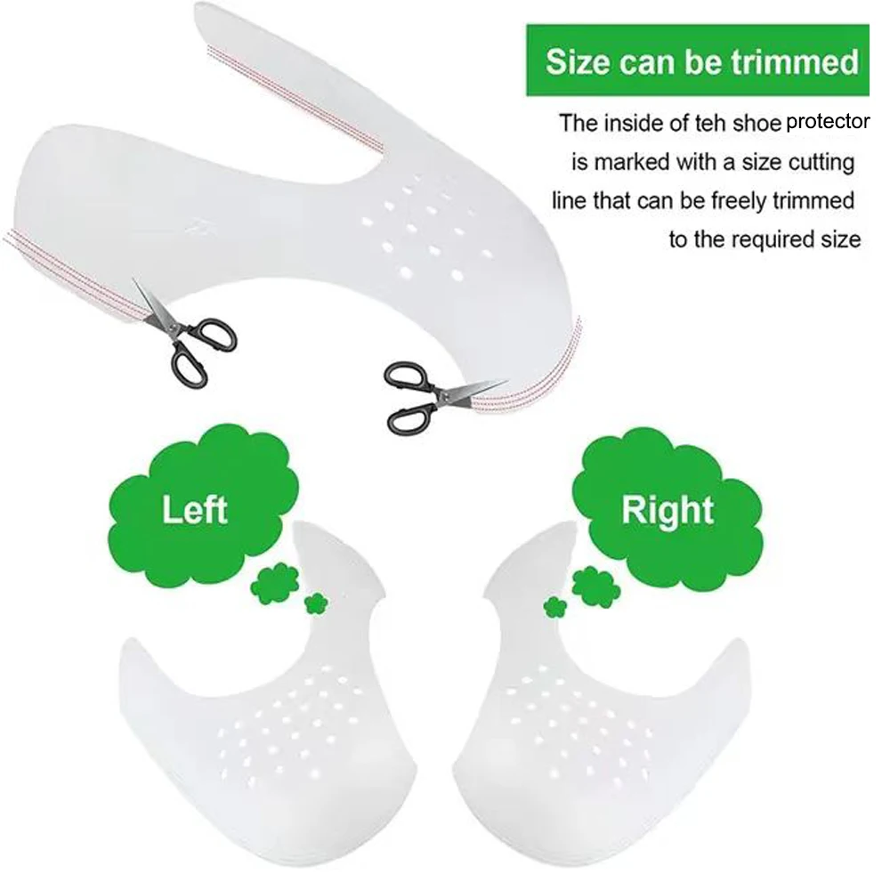 5Pairs Sneakers Protector Shoe - Sneaker Care Crease Protector recension och pris