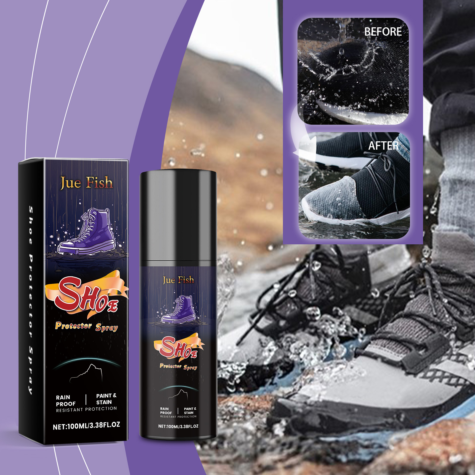 100ml Shoe Waterproof Spray Na - Sneaker Protector Spray recension och pris