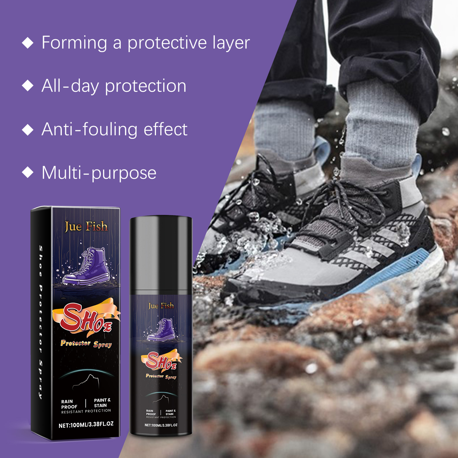 100ml Shoe Waterproof Spray Na - Sneaker Protector Spray recension och pris
